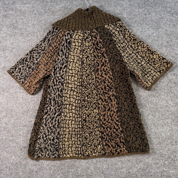 VTG Curio New York XL Boucle Knit Jacket Short Sleeve Retro 90s Chic Grandmacore - Picture 4 of 9